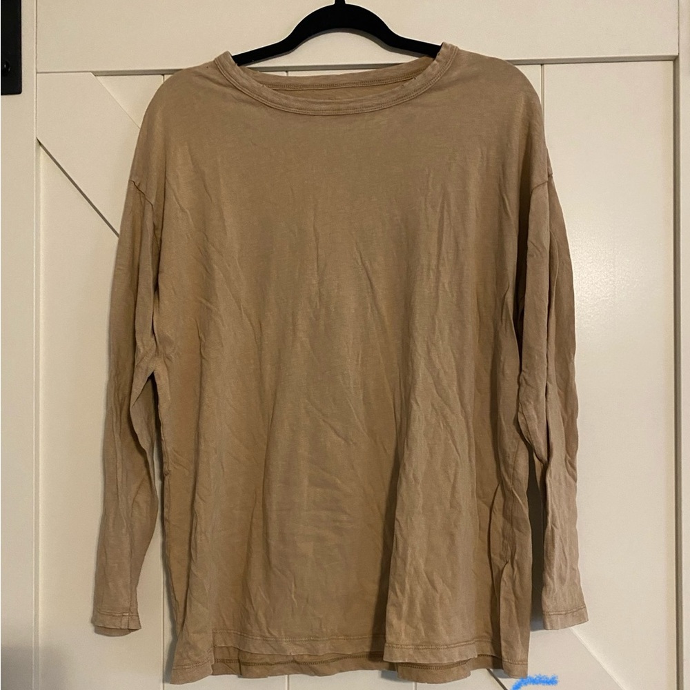 Aerie Tan Long Sleeve Top